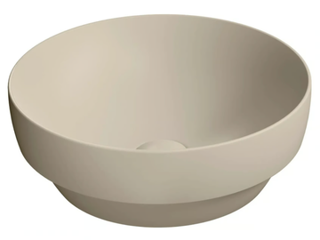 COLOR ELEMENTS Ø40 - Semi-inset round ceramic washbasin by GSI ceramica - view 2